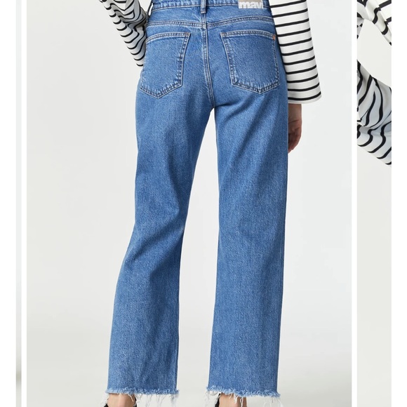 Mavi Barcelona cropped kick flare in Dark Acid wash Sz 24 - Picture 6 of 8